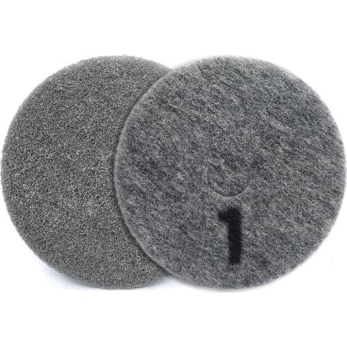 17 Inch 1 Pc Diamond Sponge Polishing Pad Floor Cleaning Buffing Disc Sponge Fiber Granite Marble Concrete Tile Floor Polishing