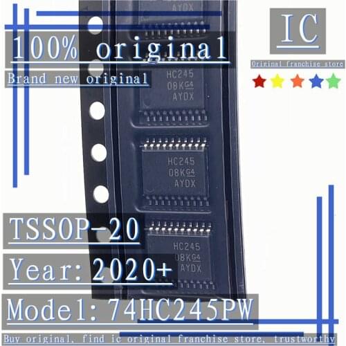 2020+100% Brand new original 10PCS-100PCS 74HC245PW HC245 TSSOP-20 Transceiver chip