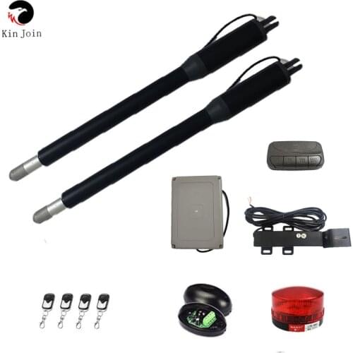 Aluminum Automatic Single and double Swing Gate Opener moto kits with gate door lock for home Swing Gates or doors