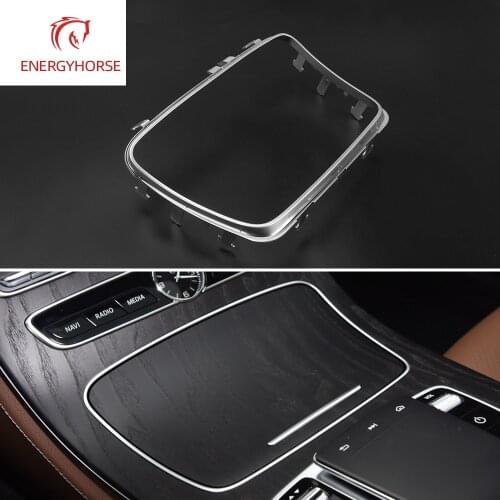 Car Centre console Water Cup Holder Strip Plating Ashtray Trim Ring For Mercedes benz E Class W213 2136830500