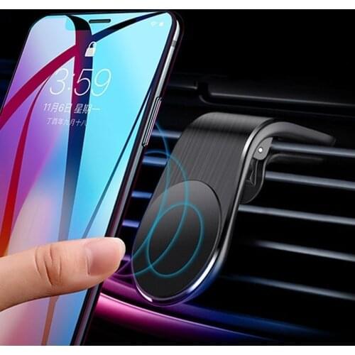Magnetic Car Phone Holder Mini Air Vent Magnet Mount Mobile GPS Support Smartphone Stand For iPhone 11 Pro 8 7 6 Samsung