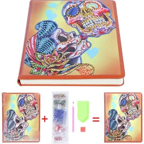 DIY Special Shaped Diamond Painting 100 Pages Butterfly Student Notebook Notepad Household Student Supplies 200x150x15mm Newst