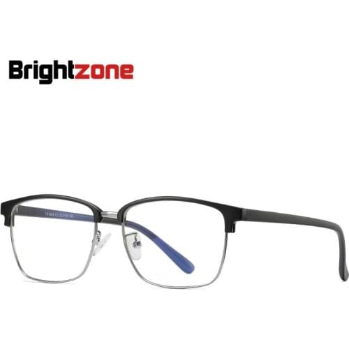Brightzone New Frame Men Women Myopia Glasses Fashion TR90 Anti Blue Ray Light Computer For Spectacle Clear Lens Ultralight