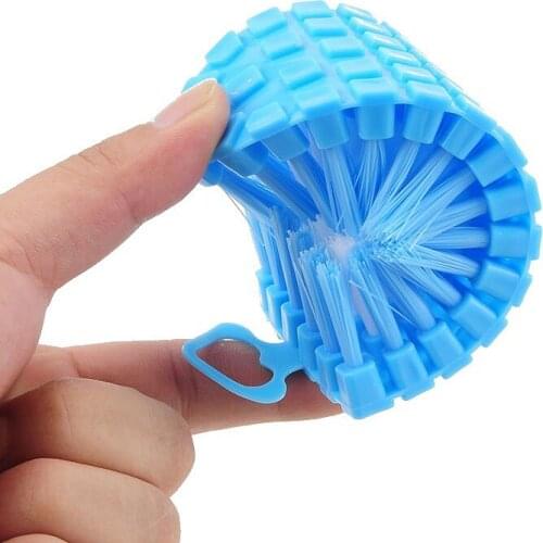 BSJ Home cleaning brush can be bent at will bend brush bathroom dead corner brush laundry bath household faucet cleaning brush