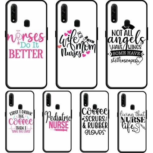 NURSING NURSE INSPIRED MEDIC For OPPO A52 A72 Find X3 Pro Reno 2 Z A3S A5S A15 A83 A31 A53 A9 A5 2020 F5 F7 Phone Cover
