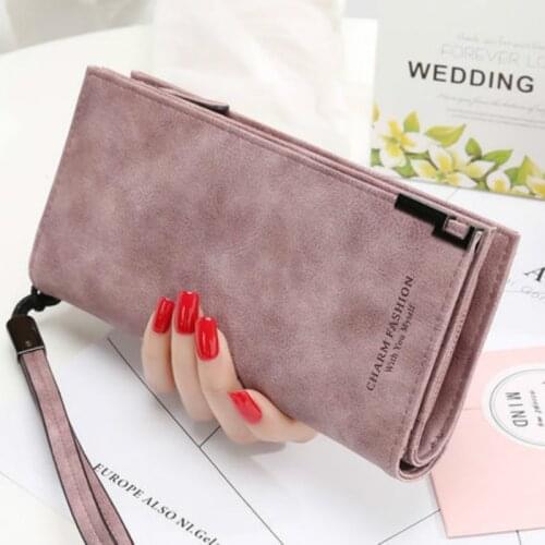 Long Wallets Women Fashion Lady Wristlet Handbags Money Bag Zipper Coin Purse Cards ID Holder Clutch Woman Wallet Burse Notecase