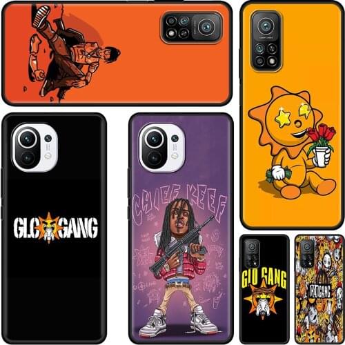 Glo Gang Chief Keef Cell Phone Case for Xiaomi Mi Poco X3 NFC M3 F1 10T 9T Pro Note 10 A2 8 11 Lite 5G TPU Black Cover Coque