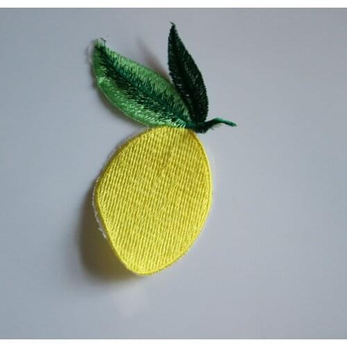 5pcs/lot DIY fashion Embroideryed fruits Patches for clothing Embroidery grape patches for bags decorative parches applique