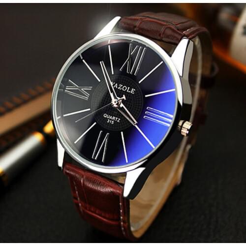 Mens Watches Top Brand Luxury 2020 Yazole Watch Men Fashion Business Quartz-watch Minimalist Belt Male Watches Relogio Masculino