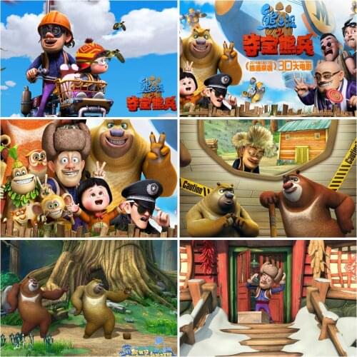 Anime Bear Haunted Cartoon Diamond Painting Diamond Mosaic Cross Stitch Kits Full Diamond Embroidery Room Decoration