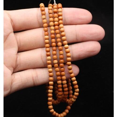 Natural Olive DIY Handmade Olive Seed 0.4cm Small Mini Zen Beauty Bracelet