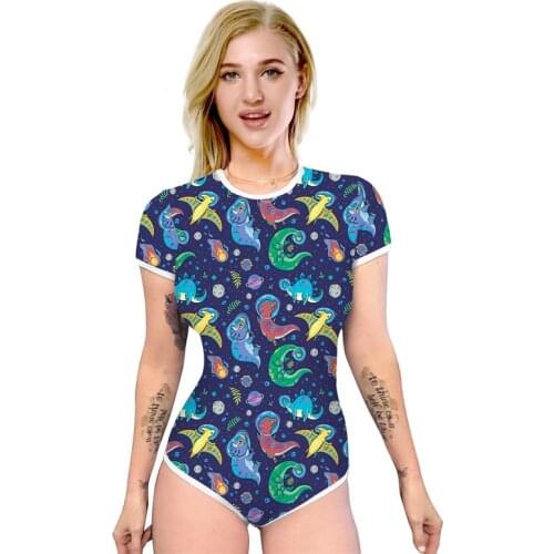 2021 New Pajamas Women Bodysuit Shorts Romper Open Snap Crotch Pajama for Teen Girls Sexy Jumpsuit Lover Adult Onesies Onsie