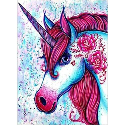 Full square/round drill 5d diy diamond painting "Unicorn" diamond embroidery mosaic rhinestones picture decor home gift WG016