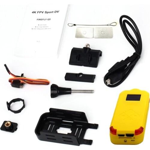 FIREFLY Q7 120 Wide-angle WiFi MINI Camera 1080P FPV Action Camera with Rail Bracket 0.66 Inch OLED Screen for FPV Racing Drone