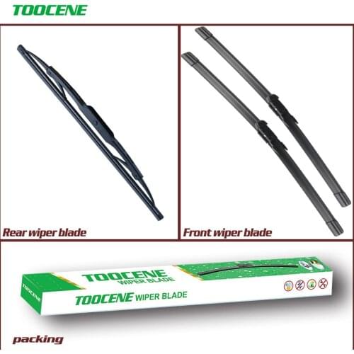 Front and Rear Wiper Blades For Audi A3 2008-2012 S3 2005-2012 Windshield Windscreen wiper Window