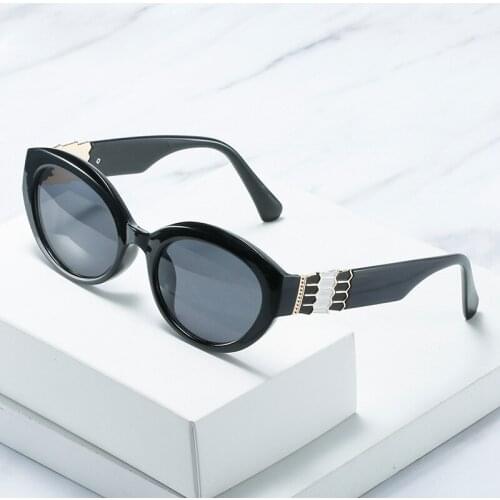 Fashion Vintage Oval Sunglasses Women Men 2021 Luxury Brand Designer Travel Small Frame Cat Eye Sun Glasses Shades UV400 Gafas