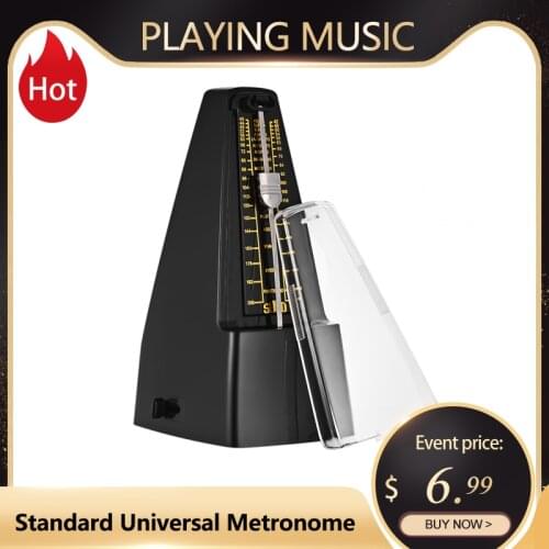 Standard Universal Guitar Metronome Mechanical Metronome ABS Material for Guitar Violin Piano Bass Drum Practice for Beginners