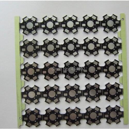 1W 3W 5W High Power LED PCB Board Aluminum Star base plate Circuit board 20mm Diameter For DIY Falshlight Torch Light