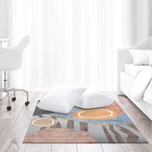Home Thickened Pashmina Carpets Anti Slip Rug Living Room Safe Friendly Citrus Summer Decoration For Floor Protection Customable