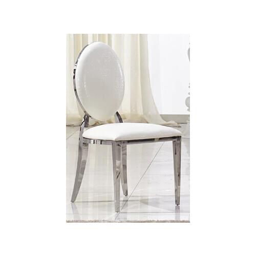 High-grade velvet dress nail chair, hotel chair. Eat chair. Stainless steel chair