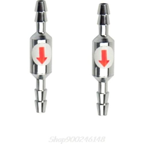Aquarium Stop Valve Anti-carbon Dioxide CO2 Check Valves Stainless Steel Bubbler Refiner For Carbon Dioxide Jy16 20 Dropship