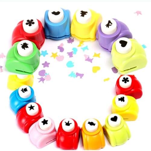 1 PCS Kid Child Mini Printing Paper Hand Shaper Scrapbook Tags Cards Craft DIY Punch Cutter Tool 16 Styles