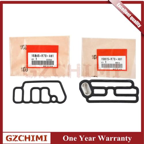 15815-R70-A01 15815R70A01 Black CAR Auto VTEC Head Cylinder Solenoid Spool Valve Gasket Fit For Honda CRV 2002-2006 2.4L