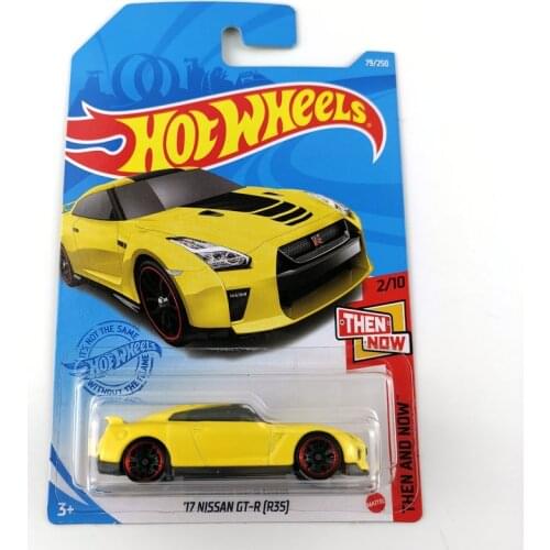 2020-137 Hot Wheels 1:64 Car 17 NISSAN GT-R R35 2020 MODEL 50 ANNIVERSARY VERSION Metal Diecast Model Car Kids Toys Gift