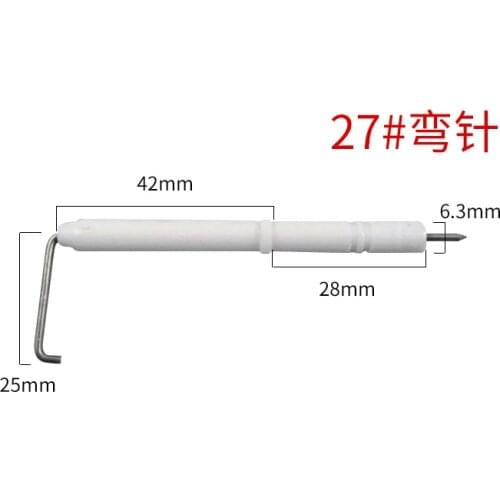 5 PCS 27# Gas cooktop Ceramic Spark Electrode Ignition for Stoves Gas Stove Accessories