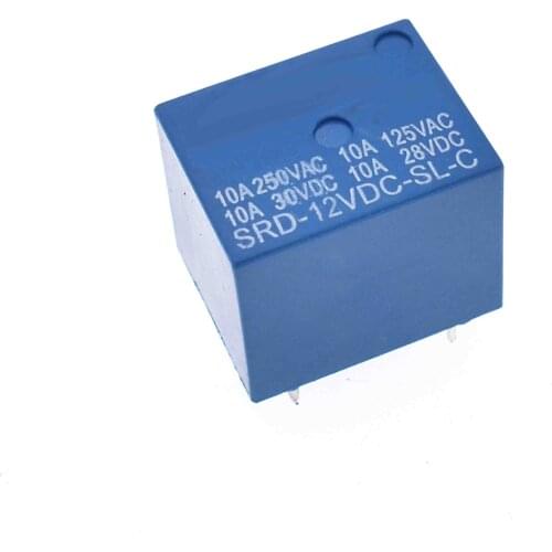 5pcs Mini Power Relay 5V DC SRD-5VDC-SL-C SRD-5VDC-SL-C PCB