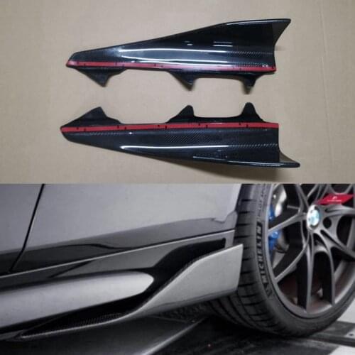 Carbon Fiber Side Skirts For BMW E90 E92 E60 M5 F10 G30 F22 F23 F87 M2 F32 F36 F82 M4 E90 E92 F30 M3 sport styling side spoiler