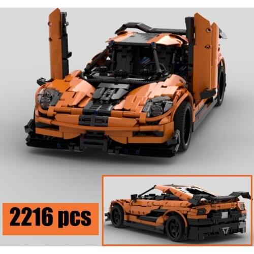 DIY Koenigsegg Agera One Hypercar Super Racing Car Fit Lepinings Technic Model Building Blocks Bricks Toys Birthday Gifts Kids