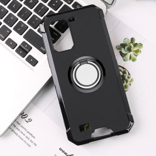 For Ulefone Armor 7 Back Ring Holder Bracket Phone Case Cover Phone TPU Soft Silicone Cases for Ulefone Armor 7 6.3"