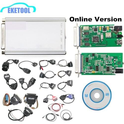 Newest CARPROG V8.21 V10.93 Full Set 21 Adapter Auto ECU Chip Tuning Tool Universal ECU Repair Tool Carprog 8.21 Online Version