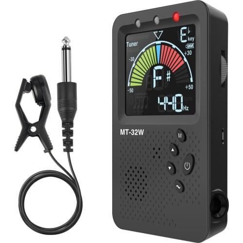 3-In-1 Digital Guitar Tuner Metronome Tuner Tone Generator For Guitar Bass Violin Ukelele Chromatic Display Electric Guitars