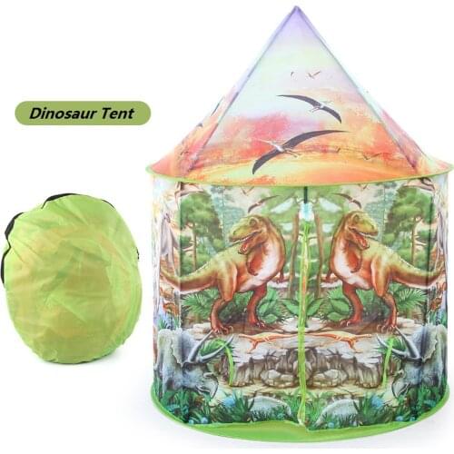 Dinosaur Childrens Folding Play Tents Child Baby Indoor Kids Toys Games Tent for Toddlers Boys Girls Castle House Playhouse
