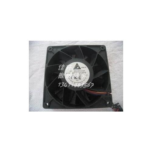 Good Quality Original Delta PFC1212DEDual ball bearing fan12V 4.8A 12038Ultra- violence Used car booster fan Cooling Fan