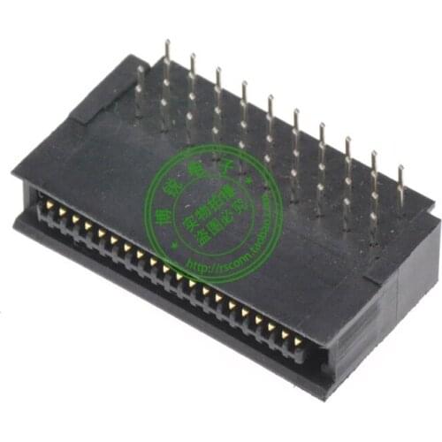 Imported KEL SCSI connector 40P 1.27 curved male holder 8812-040-170L-F
