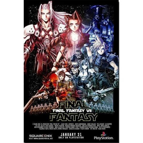 Lot style Choose Final/Fantasy XII Hot Game Art print Silk poster Home Wall Decor