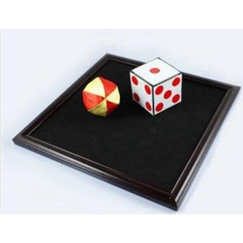 Dice to Ball Tray Die Changes Transforms to Ball Magic Tricks Magician Stage Gimmick Props Disappearing Mentalism Comedy