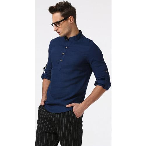 Moringcute Men's Long Shirts