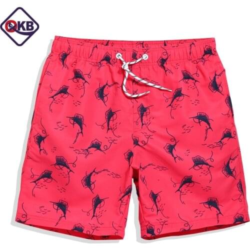 QIKERBONG Mens Casual Shorts Quick Drying Men Short Bottoms Bermuda Custom Polyester Plus Big Size