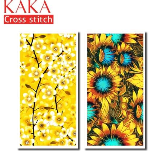 Cross stitch kits,Embroidery needlework sets with printed pattern,11CT-canvas for Home Decor Painting,Flowers Full NCKF018