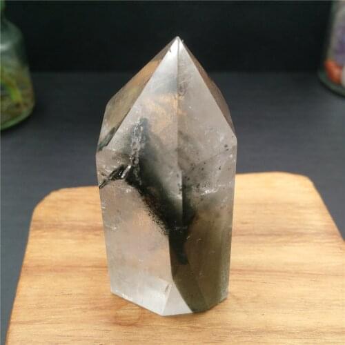 Natural Ghost Crystal Phantom Quartz Stone Island Stones Crystals Wicca Cristal Pierre Naturelle Cristaux Natural Healing Decor