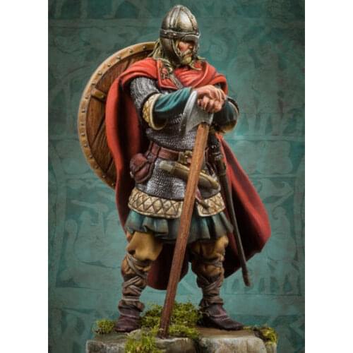 New Unassembled 1/32 54mm Viking Raider 54mm Resin Kit DIY Toys Unpainted resin model