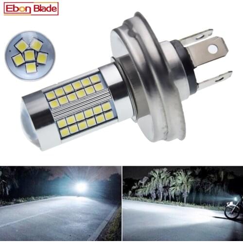 P45T Motorcycle LED Headlight Bulbs 3030 66SMD Hi/Lo Beam Head Light For Motorbike Scooter Headlamp White 6000K 6V 12V 24V 30V