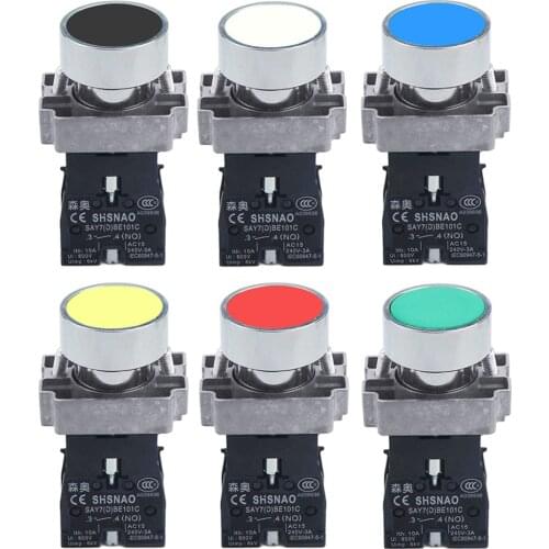 Button switch self reset XB2 small mushroom head emergency stop 22mm XB2-BA11 XB2-BA21 XB2-BA31 XB2-BA42 XB2-BA51 XB2-BA61