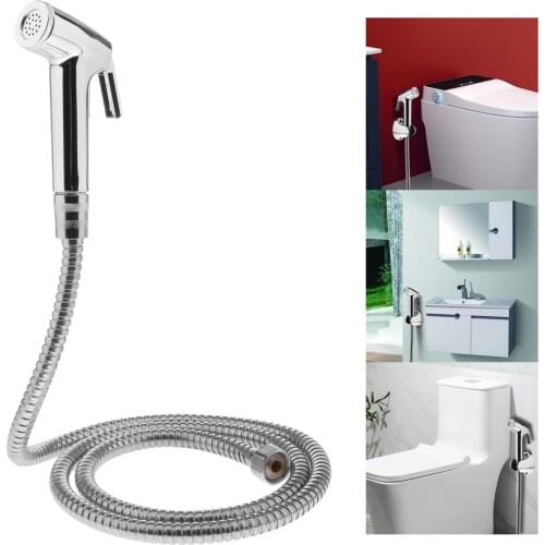Plastic Handheld Bathroom Bidet Sprayer Set Surface Plating Hand Sprayer Shower Head for Feminine Wash Easy Install
