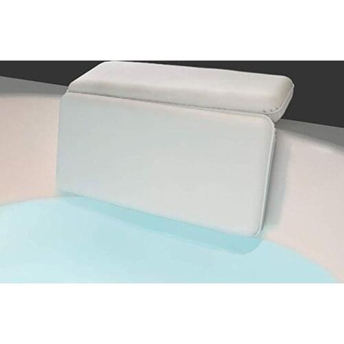 Spa bathtub bath pillow non-slip PU waterproof sponge bathtub headrest with suction cup neck support headrest