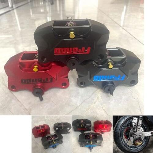 Universal Motorcycle Scooters Rear Brake Caliper 34mm*2Piston 84mm Mounting For Yamaha Kawasaki Ducati Honda Suzuki Modify